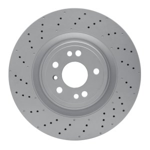 Mercedes-Benz GLE400 Brake Rotor (1) - Front - R1 Concepts - GEOSPEC Coated Rotor - Drilled - `12-`19